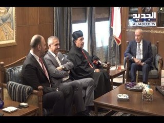 بري يستقبل وفداً اغترابياً من توغو برئاسة مطرانِ إفريقيا الغربية والوسطى