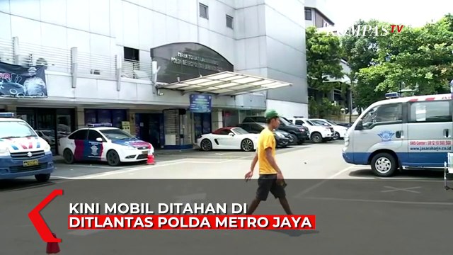 Penampakan Porsche yang Viral di Jalur Transjakarta, Kini di Ditlantas Polda Metro