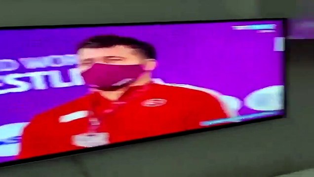 Avrupa Şampiyonu Rıza Kayaalp minik kızının mutluluk anlarını paylaştı