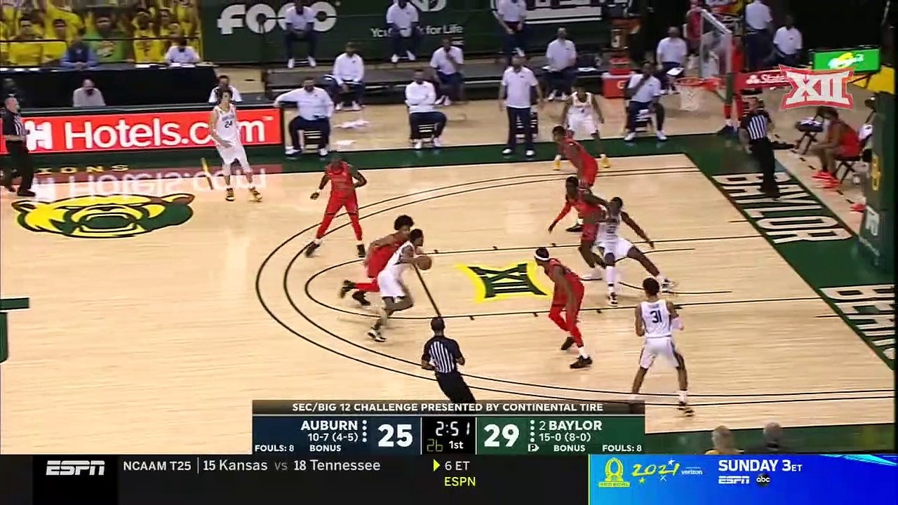 Auburn Vs Baylor Men'S Basketball Highlights