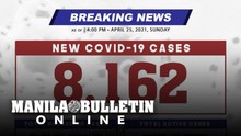 DOH reports 8,162 new cases, bringing the national total to 903,665, as of April 25, 2021