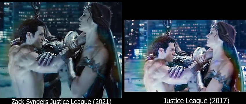 Justice League 2021 vs 2017 - Superman VS Flash - Zack Synder vs Joss