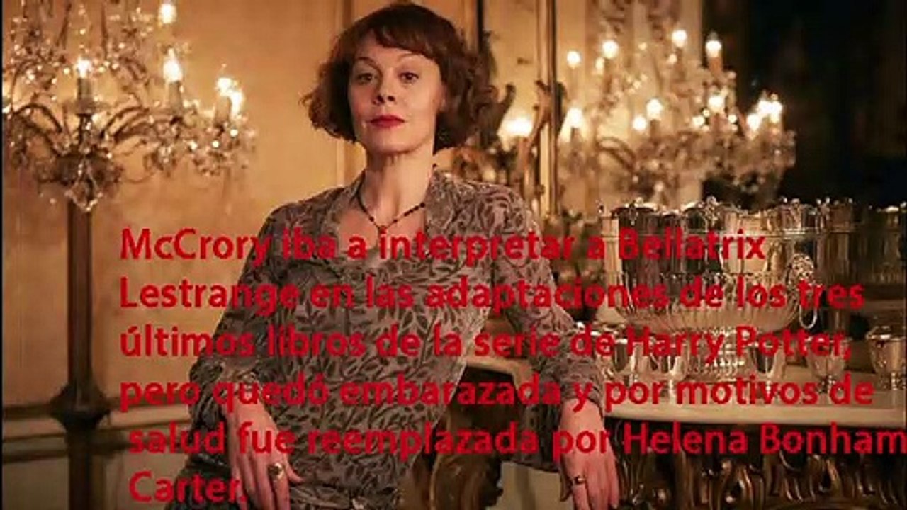 STARS: HELEN MCCRORY, LA MADRE DE DRACO MALFOY EN LA SAGA HARRY POTTER