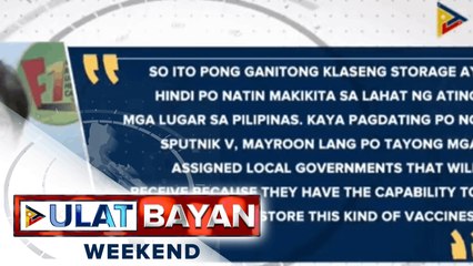Sputnik V, ipamamahagi lamang sa mga LGU's na may 18 degrees celsius storage facility