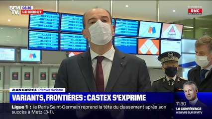 Jean Castex: "Les variants sont très peu nombreux et ont tendance à régresser" en France