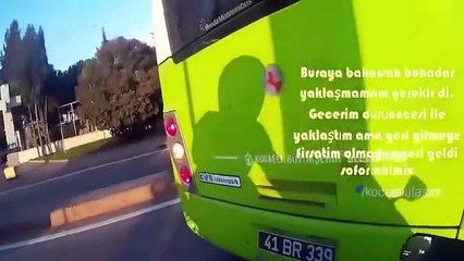 Kavga edecekken trafik polisi olan motorcu