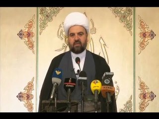 المفتي أحمد قبلان يدعو في خطبة الأضحى لحسم موضوع الحكومة