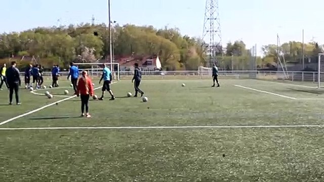 SEANCE DE TIRS POUR LES SENIORS LORS DE L'ENTRAINEMENT DE CE DIMANCHE MATIN