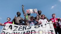 'We want Glazers out!' Manchester United fans protest against owners