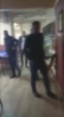 KAĞITHANE'DE KAHVEHANEYE KORONAVİRÜS BASKINI KAMERADA