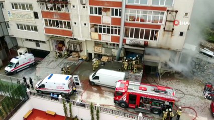 Çalışmaları izleyen arkadaşları gözyaşlarına boğuldu... Arnavutköy’de feci yangın: 4 ölü