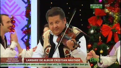 Cristian Nastase - Interpretare la vioara 2  (Seara buna, dragi romani! - ETNO TV -  16.12.2014)