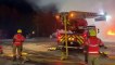 Fire at industrial yard in Ashton-in-Makerfield