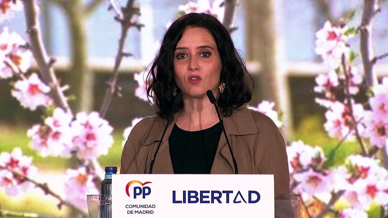 Acto de Isabel Díaz Ayuso en Alcorcón