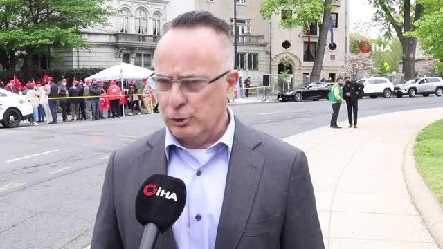 - ABD'de Türk vatandaşlar sözde soykırım iddialarını protesto etti