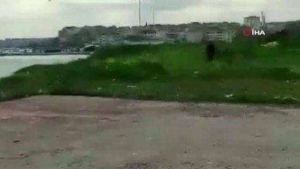 Kısıtlamada paraşütle uçuş yaptılar