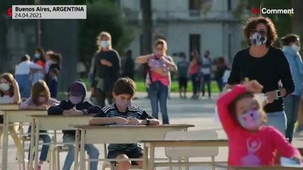 Aula ao ar livre pelo direito à Educação