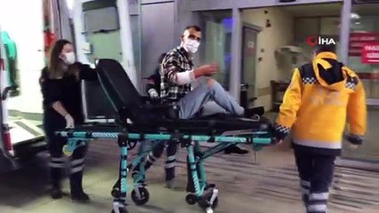 Liman girişinde bıçaklı kavga: 1 yaralı