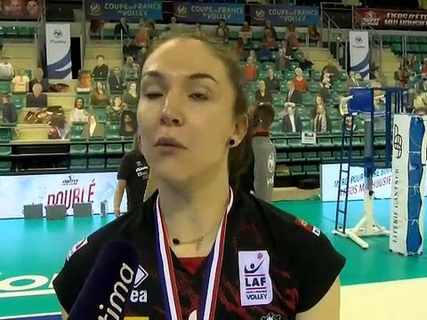 réactions maritima: Helena Cazaute et Lea Soldner après la victoire de Mulhouse en Coupe de France