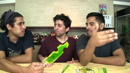 PROBANDO GOMITAS GIGANTES SABOR_ ELOTE, HAMBURGUESA, HOT DOG Y MAS...