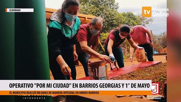 Operativo Por mi ciudad en barrios Georgias y 1° de Mayo