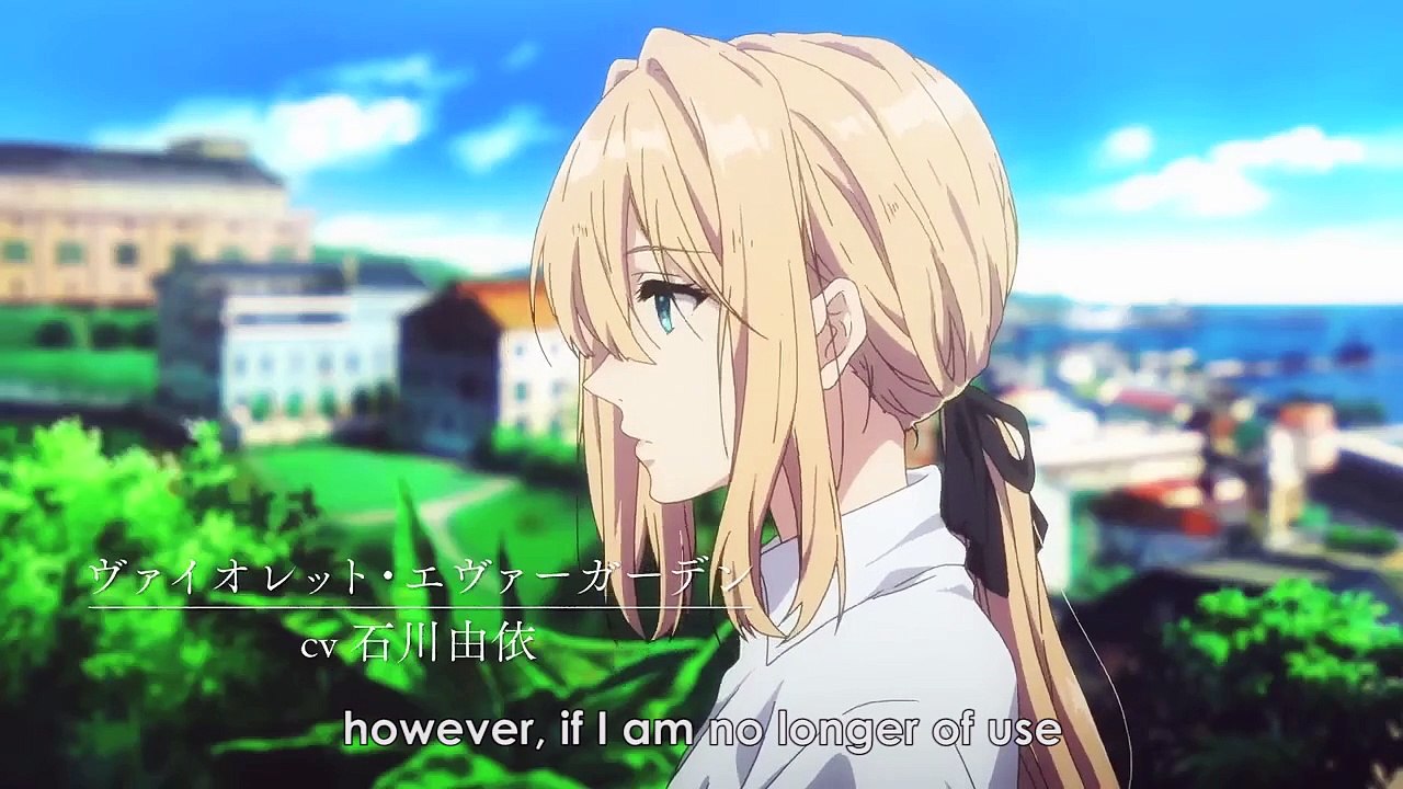Violet Evergarden Trailer 3 English Subbed