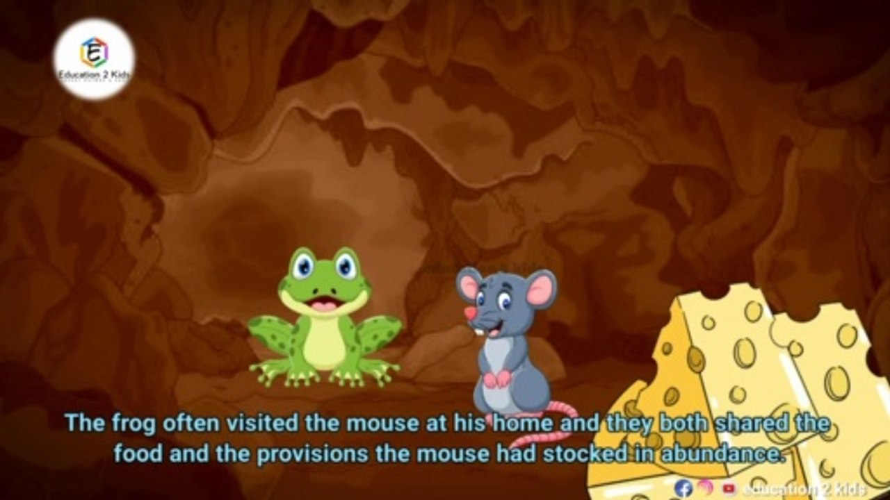 The Frog And The  Mouse Story | Frog and Mouse Bedtime Story in English | Moral Story