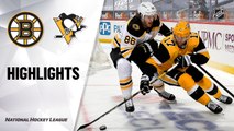 Bruins @ Penguins 4/25/21 | NHL Highlights