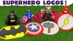 Batman from DC Comics and Marvel Avengers Superhero Play Doh Logo Rescues with the Funny Funlings and Thomas and Friends in these Family Friendly Full Episode English Videos for Kids by Kid Friendly Family Channel Toy Trains 4U