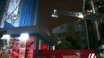 Pendik’te hastanede çıkan yangına sağlık çalışanları yangın tüpleri ile müdahale etti