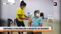 Continúa la vacunación a docentes de Misiones