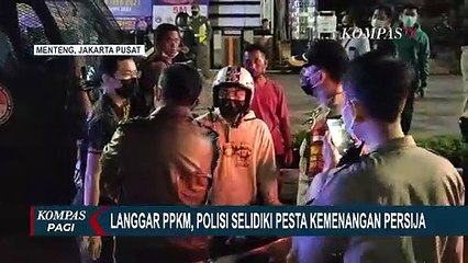 Download Video: Ceburkan Diri ke Kolam Bundaran HI, Polisi Bubarkan Suporter Persija