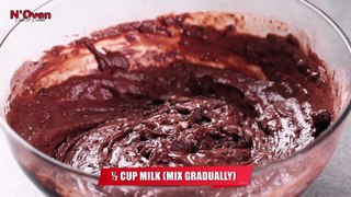 OIL FREE TEA TIME CHOCOLATE CAKE RECIPE - NO BUTTER_OIL, NO EGG, WITHOUT OVEN - CHOCOLATE CAKE