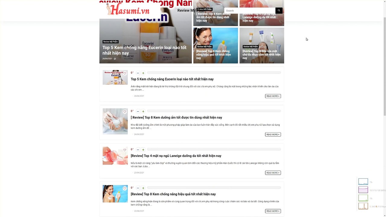 Review website Hasumi.vn