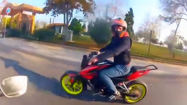 Şov yaparken canından oluyordu