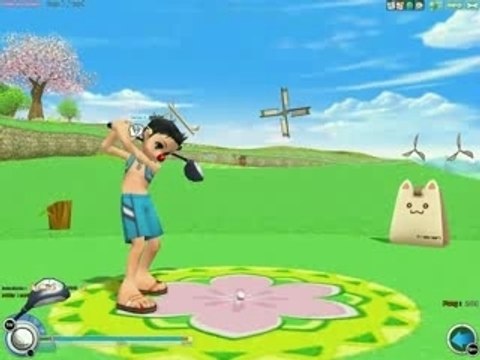 pangya vallée des cerisiers trou 6 HIo