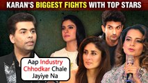 Karan Johar's Biggest Fights With Kareena, Kajol Ajay Devgn, Kangana, Sushant Singh Rajput