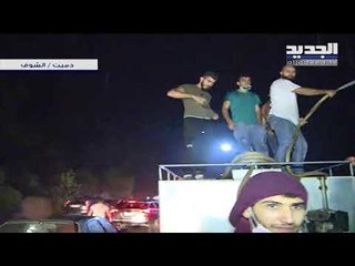 مباشر مراسلة الجديد رواند أبو خزام : الأمطار تنقذ المناطق اللبنانية من الحرائق وتراجع السنة اللهب