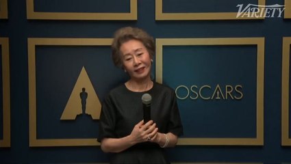 Supporting Actress - Yuh-jung Youn Backstage Interview