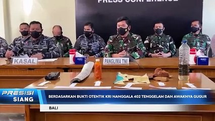 Pernyataan Panglima TNI Terkait Musibah KRI Nanggala 502