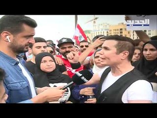 جو رعد مشاركا في التظاهرات الشعبية: فليسقط النظام