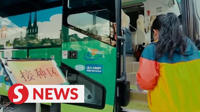 China deploys mobile vaccination vehicles to speed up Covid-19 inoculation