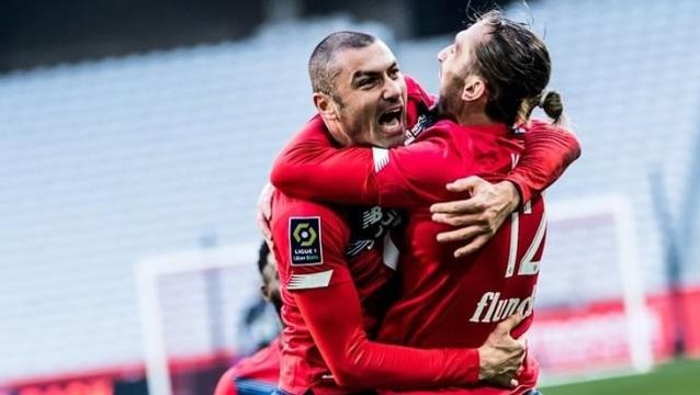 Burak Yılmaz, Cascarino'dan sonra Fransa'da 10 gol barajını aşan 35 yaş üstündeki ilk futbolcu oldu