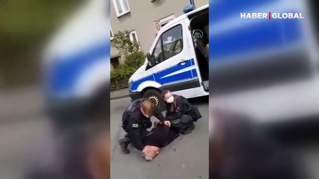 Almanya'da polisin Türk iş insanı Emre Tümsek'e uyguladığı şiddet George Floyd olayını hatırlattı