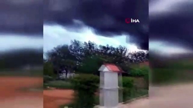 Çekirge üretim merkezi alev alev yandı