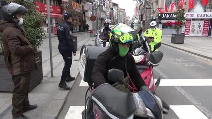 TEKİRDAĞ ÇORLU'DA KISITLAMADA SIKI DENETİM