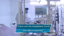8 de 90 hospitales Covid de la Zona Metropolitana aún con alta ocupación de camas