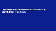 Advanced Placement United States History, 2020 Edition  For Kindle