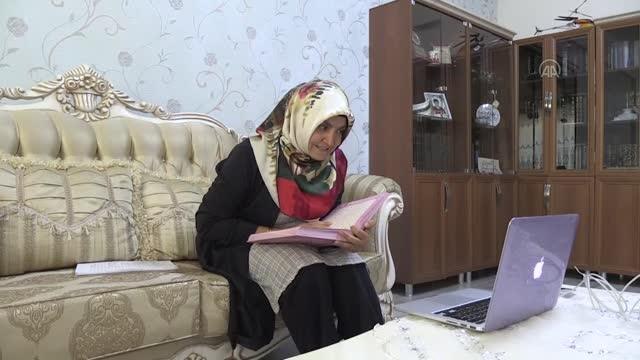 ŞANLIURFA - Görme engelliler çevrim içi kursla Kur'an-ı Kerim öğreniyor