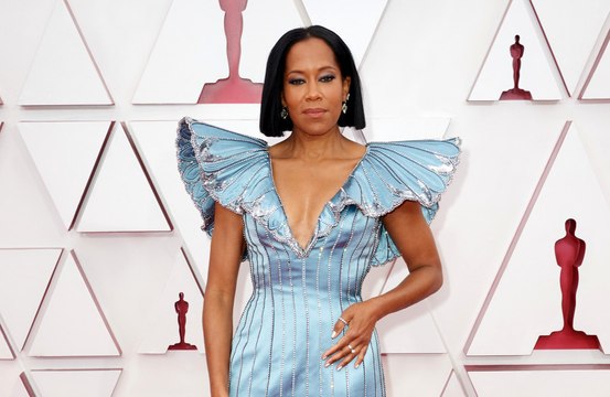 Regina King’s Oscars dress featured record-breaking number of Swarovski crystals for Louis Vuitton